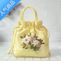 封后手提包手工绣花小包古民族风中老年逛街零钱手机女包手拿包汉服包