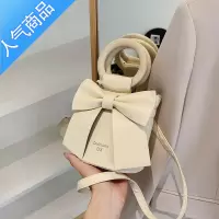 封后小众蝴蝶结包包女夏2022新款潮时尚仙女斜挎包质感百搭手提水桶包