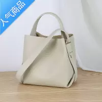 封后水桶包女2022新款头层大容量包包感小众单肩包百搭斜挎包