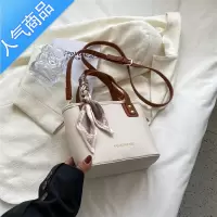 封后包包女2022新款时尚女士夏季白色丝巾手提包简约质感单肩斜挎包