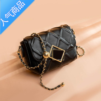 封后[七夕礼物]女包包2022新款时尚百搭菱格金球链条质感单肩斜挎包女斜挎包