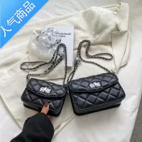 封后菱格链条小包包女夏2022新款时尚感ins斜挎包百搭迷你小方包女斜挎包