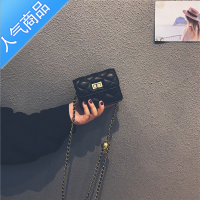 封后感网红迷你小包包女2022新款潮流行质感链条斜挎包女百搭ins
