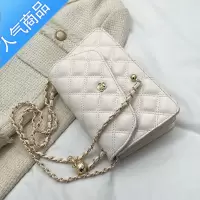 封后春季菱格小包包女2022新款百搭时尚女包休闲单肩包质感斜挎链条包
