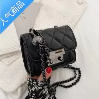 封后感迷你菱格链条小包包女2022新款韩版时尚斜挎包小众精致单肩女斜挎包