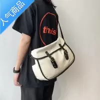 封后斜挎包女潮牌日系帆布包女士休闲单肩包学生大容量斜挎背差包女斜挎包