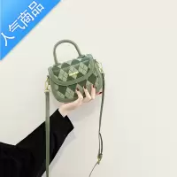 封后感小包包女2022新款潮夏季百搭小众斜挎包时尚菱格手提马鞍包女斜挎包