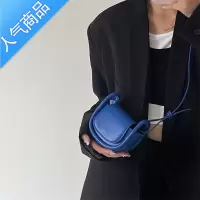 封后mini口红零钱包包女2022新款小众设计百搭质感单肩斜挎马鞍包女斜挎包