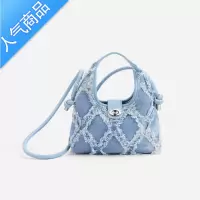 封后包包女夏季新款牛仔包小众设计单肩斜挎包时尚简约复古手提腋下包