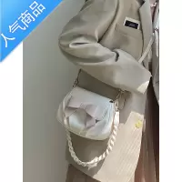 封后 2022小众新款女包蝴蝶结小圆包褶皱云朵包柔软单肩斜挎小包女斜挎包
