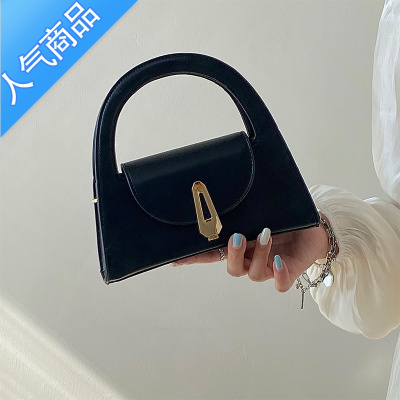 封后小众设计感复古锁扣手提包女韩版气质百搭时尚单肩包斜挎包女斜挎包
