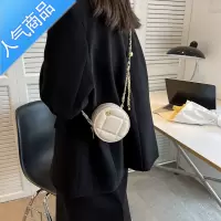 封后迷你时尚菱格链条夏季感小巧精致小包包女2022新款斜挎小圆包女斜挎包