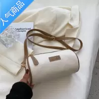 封后夏天夏季精致感小众设计小包包女2022新款时尚百搭斜挎圆筒包女斜挎包