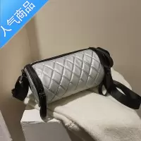 封后超火小包包2022新款潮感单肩包小众水桶斜挎包菱格圆筒枕头包女斜挎包