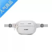 封后包包女帆布斜挎包ins潮牌圆形小腰包休闲男士单肩包百搭运动胸包女斜挎包