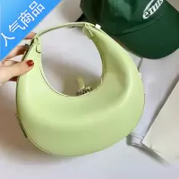 封后包包女2022年新款韩国月牙包金属扣腋下包小圆包半圆包单肩手拎包女斜挎包