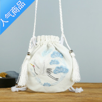 封后原创汉服配饰包古风仙女帆布斜挎小包国风刺绣单肩手提袋百搭精致女斜挎包