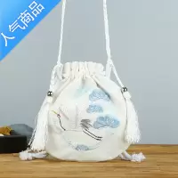 封后原创汉服配饰包古风仙女帆布斜挎小包国风刺绣单肩手提袋百搭精致女斜挎包