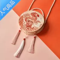 封后虎年包包原创汉服包 十二生肖国潮刺绣老虎包包 汉服包包古风斜挎女斜挎包