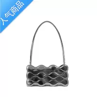 封后2022新款迷你小包包夏季休闲时尚感银色手拎手提腋下包女单肩女包