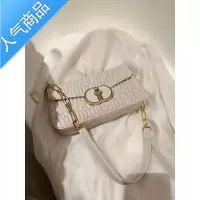 封后小众设计感褶皱腋下包2022新款包包女斜挎小包时尚单肩女包感