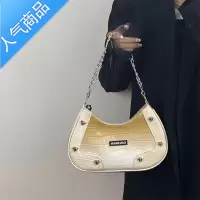 封后y2k辣妹腋下包包女2022新款小众感百搭渐变链条单肩斜挎包潮