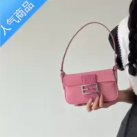封后复古磨砂mini法棍腋下包包女2022新款小众ins百搭手拎单肩斜挎包