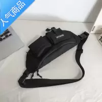 封后日系斜挎包男潮牌休闲运动单肩包女港风ins胸包时尚学生情侣跨包单肩包男