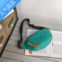 封后胸包男潮牌ins小包包日系休闲斜挎包男士挎包简约纯色腰包单肩包单肩包男