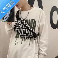 封后日系简约男士胸包学生ins休闲百搭斜挎包女潮牌运动单肩跨包斜挎包男