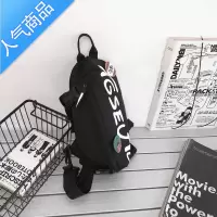 封后潮牌日系胸包男士ins简约单肩包腰包背包小挎包女帆布学生斜挎包单肩包男