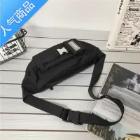 封后男士胸包潮牌ins日系帆布包女单肩斜挎包男学生休闲运动腰包挎包