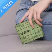 封后韩版潮牌超薄帆布钱包男短款钱包简约个生潮流时尚薄钱夹子长