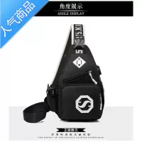 封后潮牌胸包男韩版新款青年帆布休闲男女单肩斜挎包运动腰包挎包男包斜挎包男