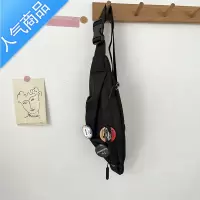 封后胸包男ins潮小包运动挎包潮牌单肩包男士斜挎包简约百搭腰包背包