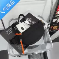封后潮牌胸包男士ins运动潮背包小包女百搭男生斜挎包休闲腰包单肩包单肩包男