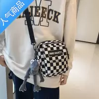 封后简约小挎包男潮牌ins斜挎包休闲百搭单肩包日系街头潮流包包单肩包男