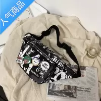 封后日系潮流胸包男ins潮牌运动斜挎包女休闲腰包网红百搭单肩小背包斜挎包男