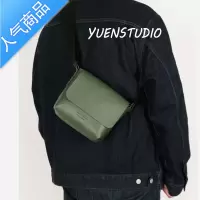 封后YUEN小众个性韩国ins胸包复古斜挎包男女设计pu质感小方包街头潮