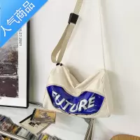 封后2022新款ins斜挎包男健身包潮牌工装大容量单肩包女运动休闲挎包单肩包男