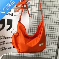 封后日系工装斜挎包男 大容量潮牌单肩包女ins休闲情侣挎包学生上课包单肩包男