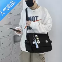 封后斜挎包男士潮牌工装挎包日系ins背包女休闲单肩包学生斜跨包单肩包男