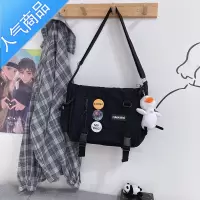 封后斜挎包男日系潮牌个性时尚单肩包ins休闲工装风斜跨背包男邮差包单肩包男