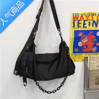 封后单肩包男大容量斜挎包机能风日系工装包潮牌斜跨背包男士邮差包包
