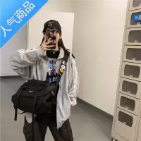 封后日系ins潮牌大容量百搭斜挎包 韩国原宿暗黑港风机能包男女工装包斜挎包男