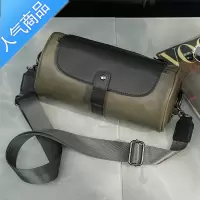 封后时尚潮流小包男单肩包街头潮牌圆筒包复古斜挎包2022新款小背包单肩包男