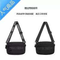 封后男士小包嘻哈包女潮休闲单肩斜挎包尼龙防水运动小黑包街头蹦迪包斜挎包男