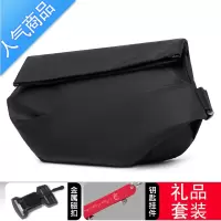 封后2022新款男士斜挎包大容量机能背包斜跨胸包机车包潮牌单肩包男