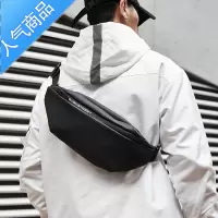 封后胸包斜挎包男士背包小包包款运动潮牌ins机能黑色腰包男包单肩包单肩包男