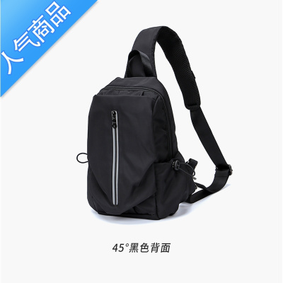 封后男士斜挎包新款休闲小背包工装胸包便携多单肩包机能潮牌包包